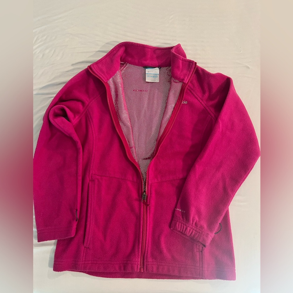 Columbia Bright Pink Fleece Jacket